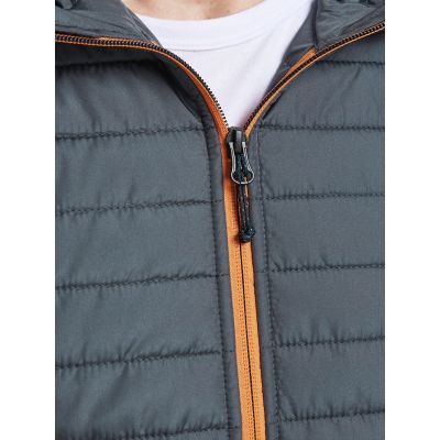 5. Jack&Jones kurtka pikowana JJEMULTI QUILTED JACKET 12182242 GREY MELANGE/SET-IN SLE