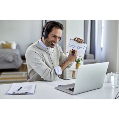 10. Kensington K33065WW słuchawki/zestaw słuchawkowy Przewodowa Opaska na głowę Biuro/centrum telefoniczne USB Typu-A Czarny