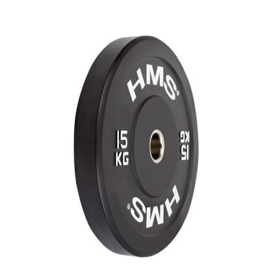 22. Talerz olimpijski HMS BLACK BUMPER 15 kg BBR15 
