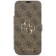 3. Etui Guess Book 4G Metal Logo na iPhone 17 Pro Max - brązowe