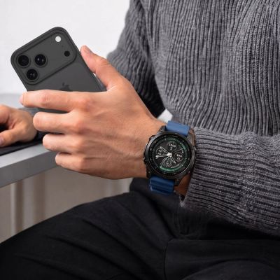 8. Pasek Tech-Protect Motion na Garmin Fenix 5X / 5X Plus / 6X / 6X Pro / 7X / 8 / 8 Pro / 9 / 9 Pro (51 mm) - niebieski