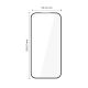 2. Szkło hartowane Tech-Protect Glass Fit+ 2-Pack na Google Pixel 9A / 20A - czarne