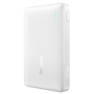 3. Powerbank Baseus EnerFill FP21 10000mAh 22.5W USB-A - USB-C - biały