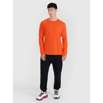 4. Longsleeve oversize gładki męski 4F 4FRSS25TLONM518-70S
