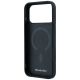 7. Etui Mercedes Leather Mesh with Bow Line MagSafe na iPhone 18 Pro Max / 17 Pro Max - niebieskie
