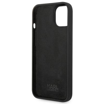 7. Etui Karl Lagerfeld Silicone Karl's Head na iPhone 14 Plus - czarne