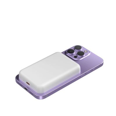 3. Powerbank magnetyczny Wozinsky WRW349YWS 10000 mAh - biały