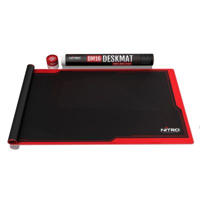7. Nitro Concepts DM16 Podkładka dla graczy Czarny, Czerwony