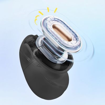 7. Słuchawki OWS QCY Crossky C10 z klipsem ENC IPX5 Bluetooth 5.4 - czarne