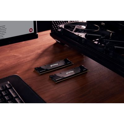 8. KINGSTON DDR4 16GB 3200MT/s CL16 DIMM FURY Renegade Czarny