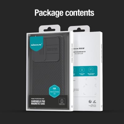 16. Etui Nillkin CamShield Pro pancerne z osłona na aparat do Samsung Galaxy S24+ - zielone