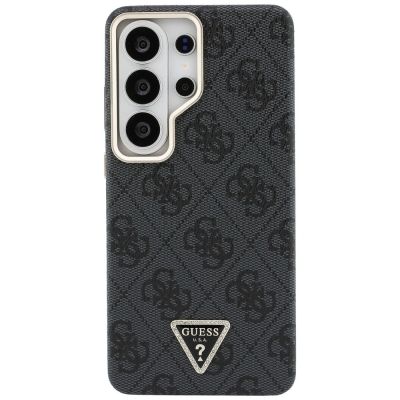 3. Etui Guess 4G Triangle Logo MagSafe na Samsung Galaxy S26 Ultra - czarne
