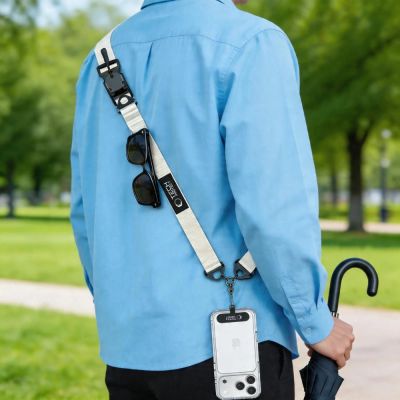6. Smycz do telefonu Tech-Protect C9S Rope Crossbody - beżowa