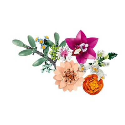 17. LEGO ICONS 10342 Botanicals - Piękny bukiet różowych kwiatów