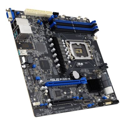 2. Płyta główna Asus P13R-M 1x LGA1700 Intel Xeon E-24XX C262 (4xDIMM, 8x SATA, 1xM.2, 2x1GbE, ASMB11-iKVM, mATX)