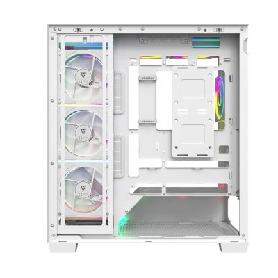 2. MODECOM OBUDOWA VOLCANO STELLAR PLUS ARGB MIDI 8F WHITE