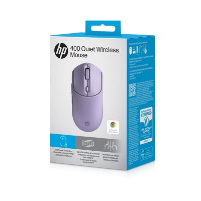 21. Mysz HP 400 Quiet Purple Wireless Mouse bezprzewodowa fioletowa AZ7B7AA