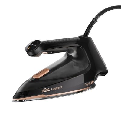5. Braun FI 7276 BK FreeStyle 7 Żelazko parowe Czarny, Złoto