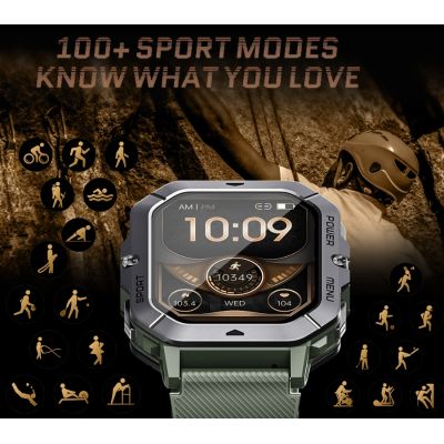 11. Smartwatch Męski Rubicon RNCF23-1 BLACK