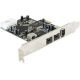 2. Delock PCI Express Karte > 2 x extern FireWire B + 1 x extern FireWire A