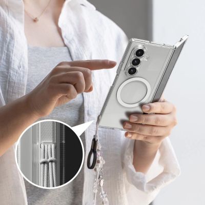 10. Etui Ringke Fusion Magnetic MagSafe na Samsung Galaxy Z Fold 7 - przezeoczyste