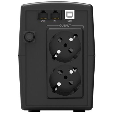 4. Zasilacz awaryjny UPS PowerWalker VI 600 STL Line-Interactive 600VA 2AC Wyjścia Tower
