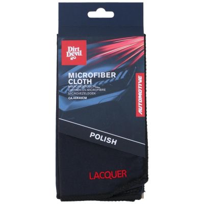 2. ŚCIERECZKA DO CZYSZCZENIA MICROFIBRA POLEROWANIE 40x40CM DIRT DEVIL CZARNA