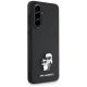 3. Etui Karl Lagerfeld Saffiano w/ K&C Metal Logo na Samsung Galaxy A56 - czarne
