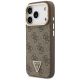 2. Etui Guess 4G PU Triangle Logo & Stand Camera Magsafe na iPhone 18 Pro / 17 Pro - brązowe