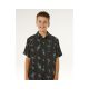 6. Koszula chłopięca RIP CURL Eternal Shred Ss Shirt-Boy czarna
