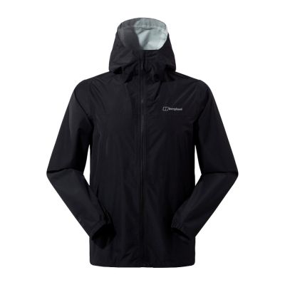 7. Kurtka przeciwdeszczowa męska Berghaus Deluge Pro 3.0 rozmiar M, czarna