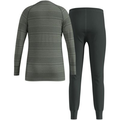 Bielizna termoaktywna - zestaw Odlo Set long ACTIVE WARM SET roz. 116cm Szara