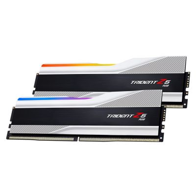 2. G.SKILL 32GB zestaw DDR5 5600 CL28 Trident Z5 RGB srebrny