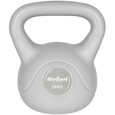 4. REBEL ACTIVE KETTLEBELL BITUMICZNY 24 KG RBA-2322G-24 SZARY