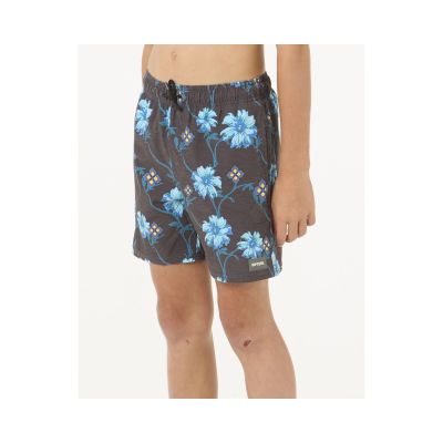 5. Boardshorty RIP CURL Surf Revival Floral Volley-Boy czarny