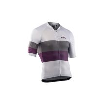 Koszulka rowerowa NORTHWAVE Blade Air Jersey Short Sleeve jasny szary/fioletowy