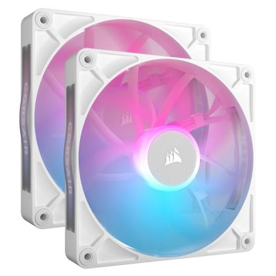 4. Corsair iCUE LINK RX140 RGB Obudowa komputera Wentylator 14 cm Biały 2 szt.