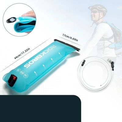 5. Bukłak Rockbros Water Bag sportowy - niebieski