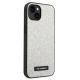 4. Etui Karl Lagerfeld Glitter Plaque Logo na iPhone 14 Plus - srebrne