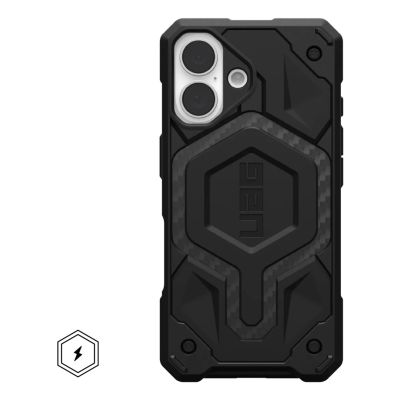 6. UAG Monarch Pro - obudowa ochronna do iPhone 16 kompatybilna z MagSafe (carbon fiber)