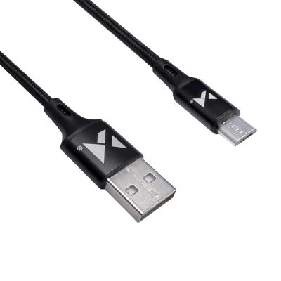 3. Wozinsky kabel przewód USB - microUSB 2,4A 1m czarny (WUC-M1B)