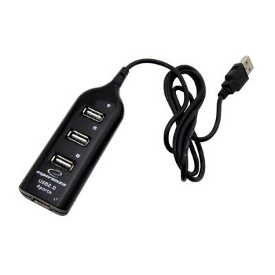 4. Hub Esperanza EA116 (4x USB 2.0; kolor czarny)