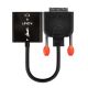 3. Lindy 38189 adapter kablowy 0,1 m DVI-D VGA (D-Sub) Czarny