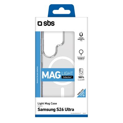 2. Etui ochronne SBS Cover Light Mag na Samsung Galaxy S26 Ultra kompatybilne z MagSafe - przezroczyste