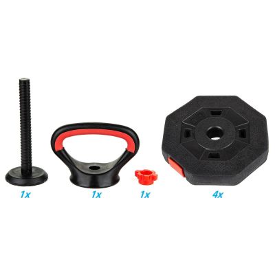 14. HANTLA KOMPOZYTOWA KETTLEBELL 10KG (4x2,5KG) EB FIT