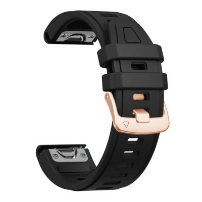 3. Pasek Tech-Protect Silicone na Garmin Fenix 5S / 5S Plus / 6S / 6S Pro / 7S / 8 / 9 / 9 Pro (43 mm) - czarny