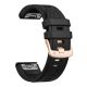 3. Pasek Tech-Protect Silicone na Garmin Fenix 5S / 5S Plus / 6S / 6S Pro / 7S / 8 / 9 / 9 Pro (43 mm) - czarny