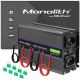 14. Qoltec Przetwornica napięcia Monolith 4000 MS Wave 51928, 12V na 230V, 2000/4000W, USB