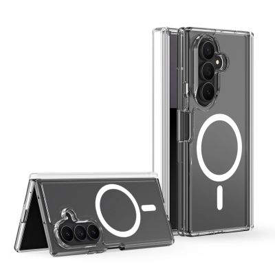 2. Etui Dux Ducis Clin Mag na Samsung Galaxy Z Fold 8 / Z Fold 7 kompatybilne z MagSafe - przezroczyste