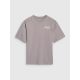 6. T-shirt dziewczęcy oversize z nadrukiem 4F 4FJRSS25TTSHF2586-83S